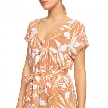 ROXY BREEZE OF SEA ROMPER CORK SUBTLY SALTY