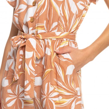 ROXY BREEZE OF SEA ROMPER CORK SUBTLY SALTY