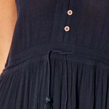 RIP CURL CLASSIC SURF MAXI DRESS BLACK