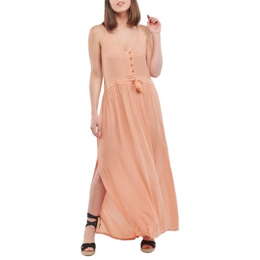 RIP CURL CLASSIC SURF MAXI DRESS LIGHT CORAL