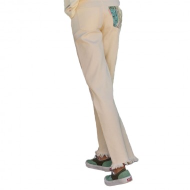 FEMI STORIES JOJO DENIM PANTS GLASS GREEN