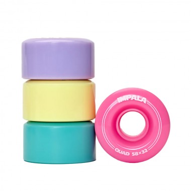 IMPALA REPLACEMENT WHEELS 4PK PASTEL MULTI 58mm