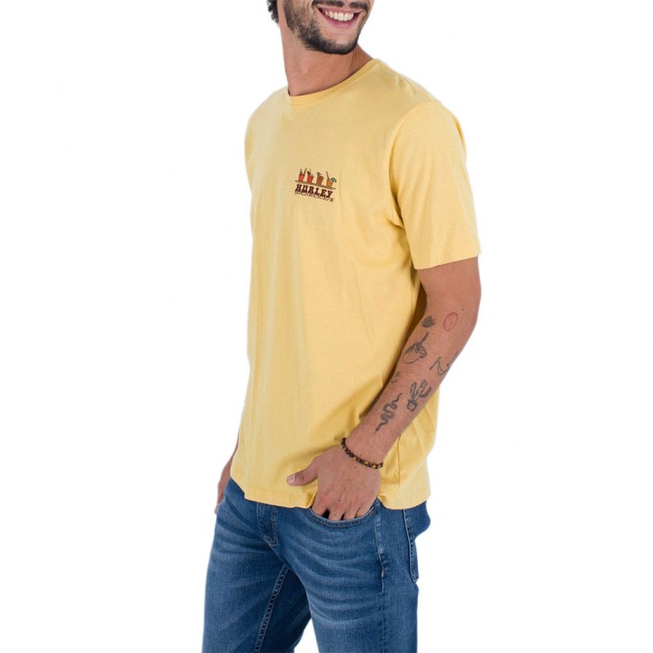 HURLEY EVERYDAY HAVIN' FUN TEE DUSTY CHEDDAR