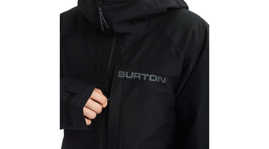 BURTON RADIAL INSULATED GORETEX SNOW JACKET TRUE BLACK