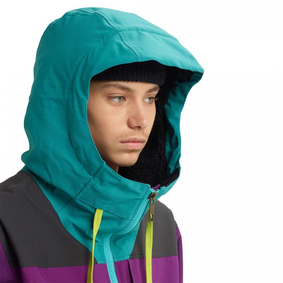 ANALOG GREED SNOW JACKET GREEN-BLUE SLATE/CHAR/PHNTM | Skateshop