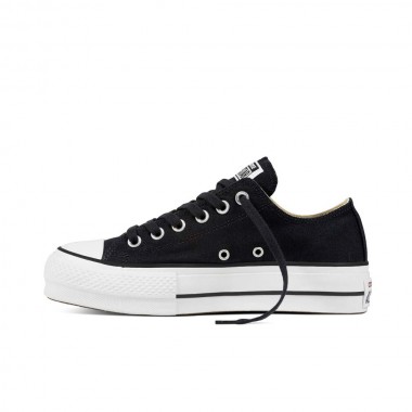 CONVERSE CHUCK TAYLOR ALL STAR LIFT CANVAS LO BLK/WHT/WHT