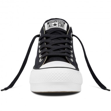 CONVERSE CHUCK TAYLOR ALL STAR LIFT CANVAS LO BLK/WHT/WHT