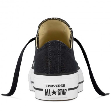 CONVERSE CHUCK TAYLOR ALL STAR LIFT CANVAS LO BLK/WHT/WHT