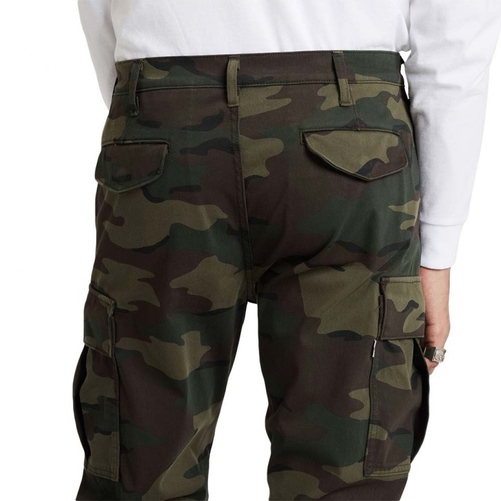 LEVI'S® TAPERED CARGO PANTS WAVE CAMO WILD COFFEE WONDERKNIT