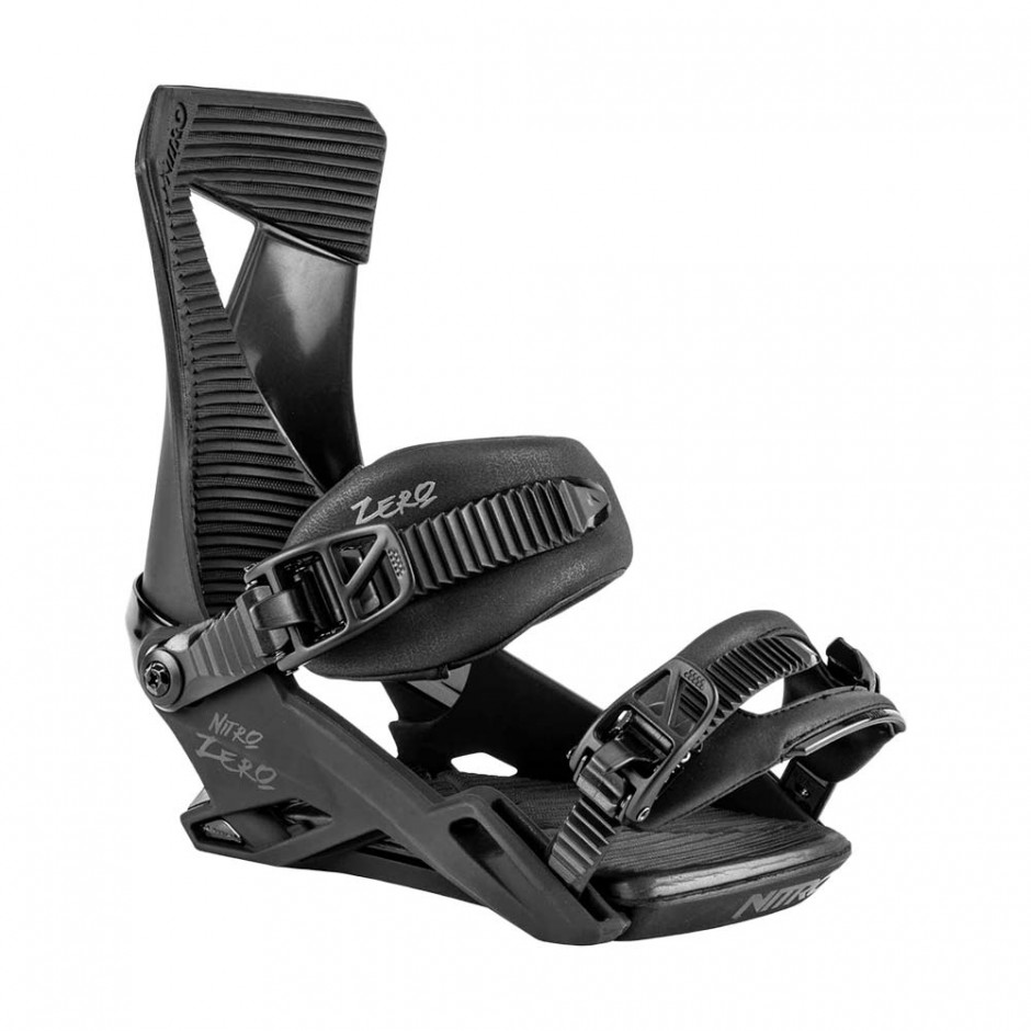 NITRO ZERO SNOWBOARD BINDINGS ULTRA BLACK