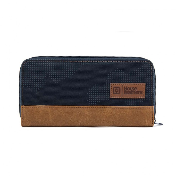 HORSEFEATHERS TATE WALLET NAVY