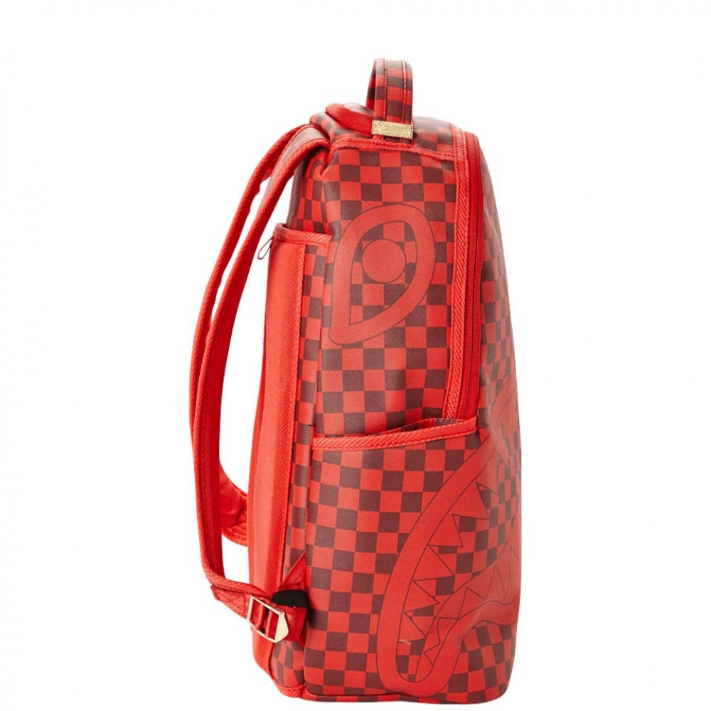 SPRAYGROUND SHARKS IN PARIS (RED CHECKERED EDITION) BACKPACK