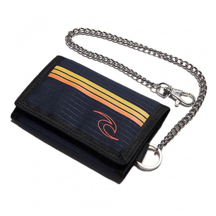 RIP CURL SURF CHAIN WALLET NAVY