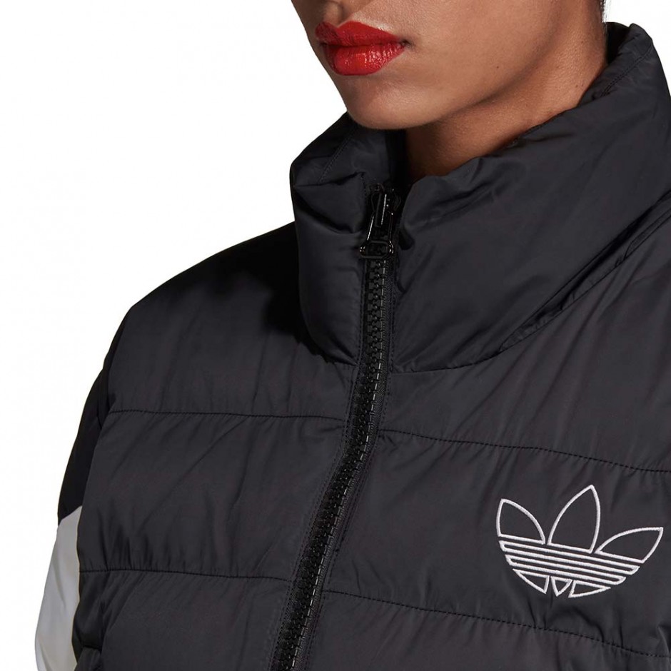 ADIDAS CROPPED PUFFER W JACKET BLACK/WHITE