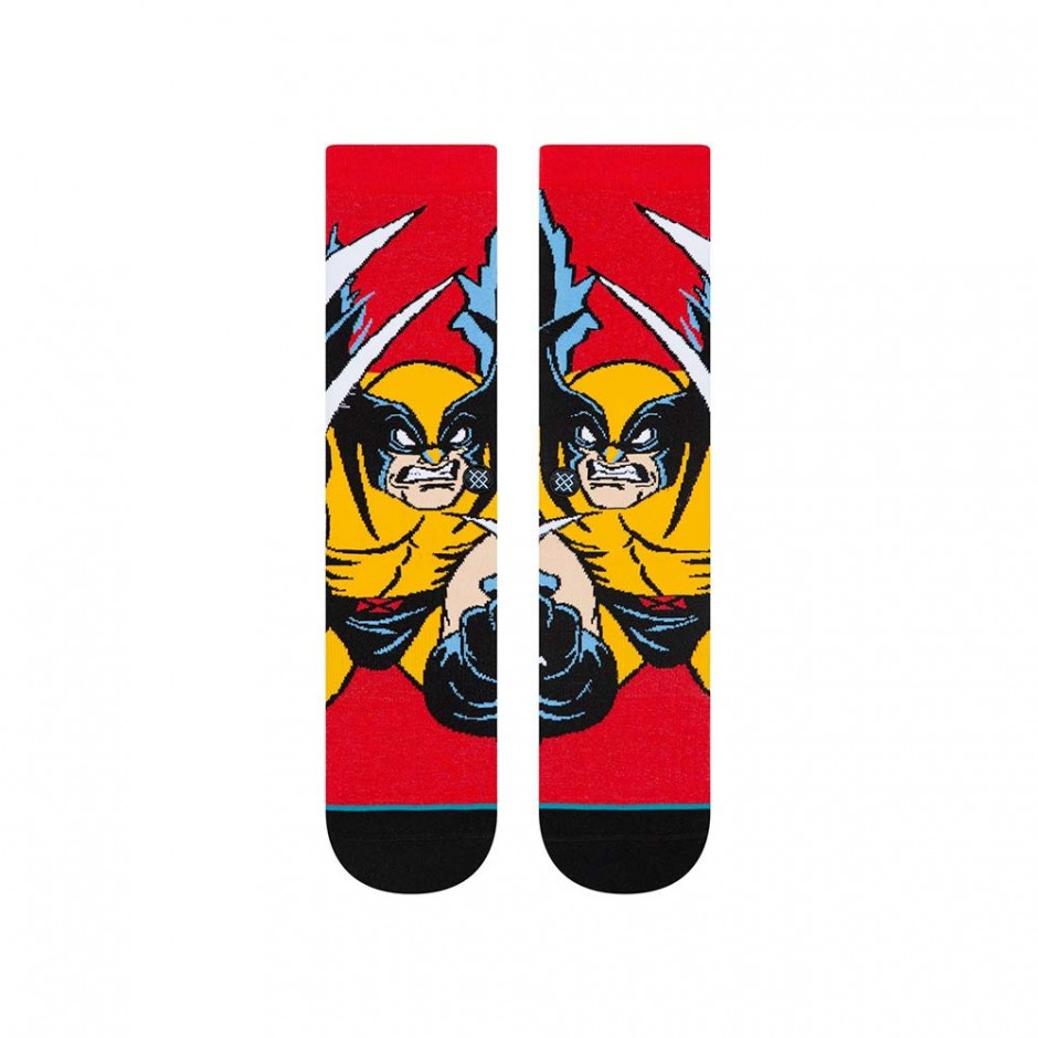 STANCE XMEN WOLVERINE SOCKS RED