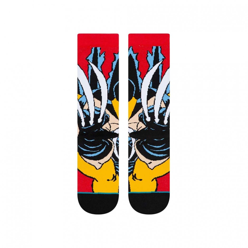 STANCE XMEN WOLVERINE SOCKS RED