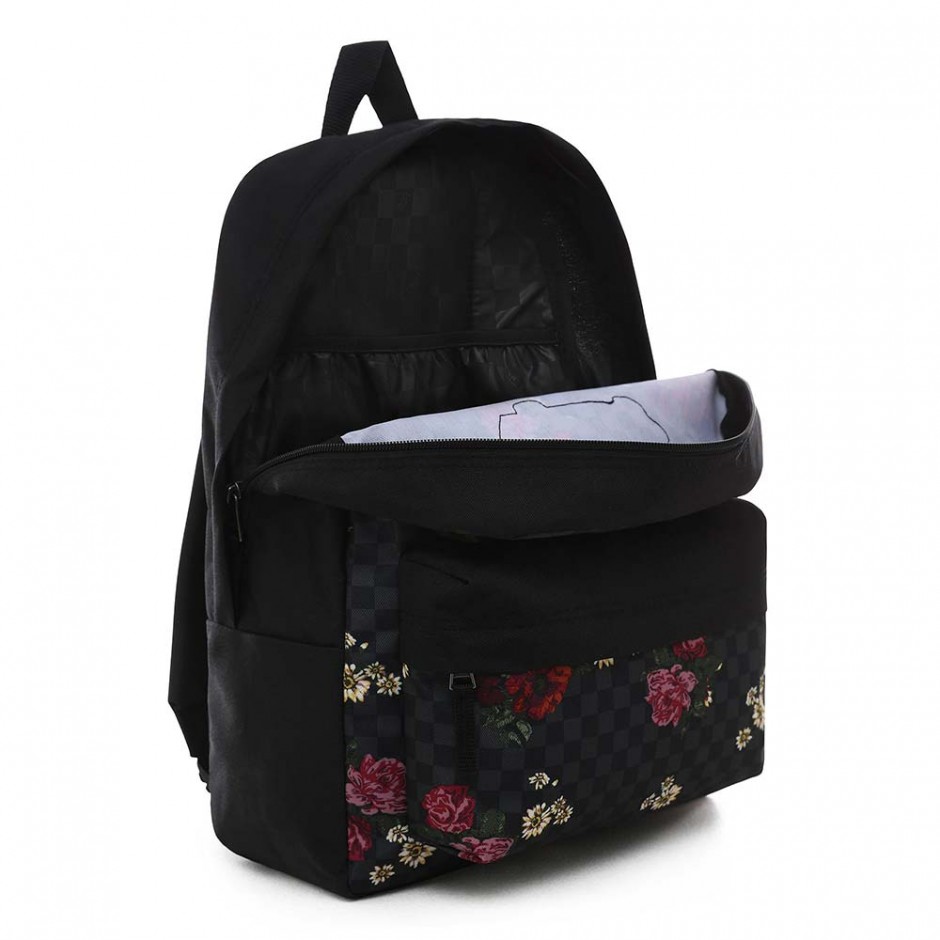 VANS REALM BACKPACK BOTANICAL CHECK | Skateshop display picture 1
