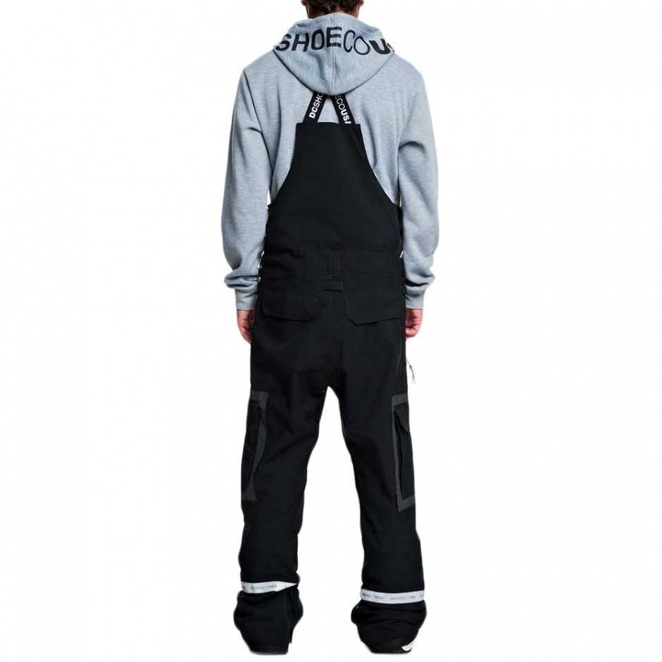 DC REVIVAL BIB SNOW PANTS BLACK