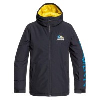 QUIKSILVER IN THE HOOD YOUTH SNOW JACKET BLACK