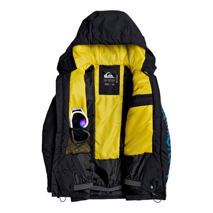 QUIKSILVER IN THE HOOD YOUTH SNOW JACKET BLACK