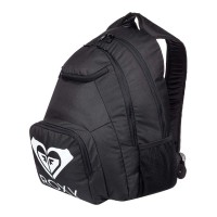 ROXY SHADOW SWELL SOLID LOGO BACKPACK ANTHRACITE
