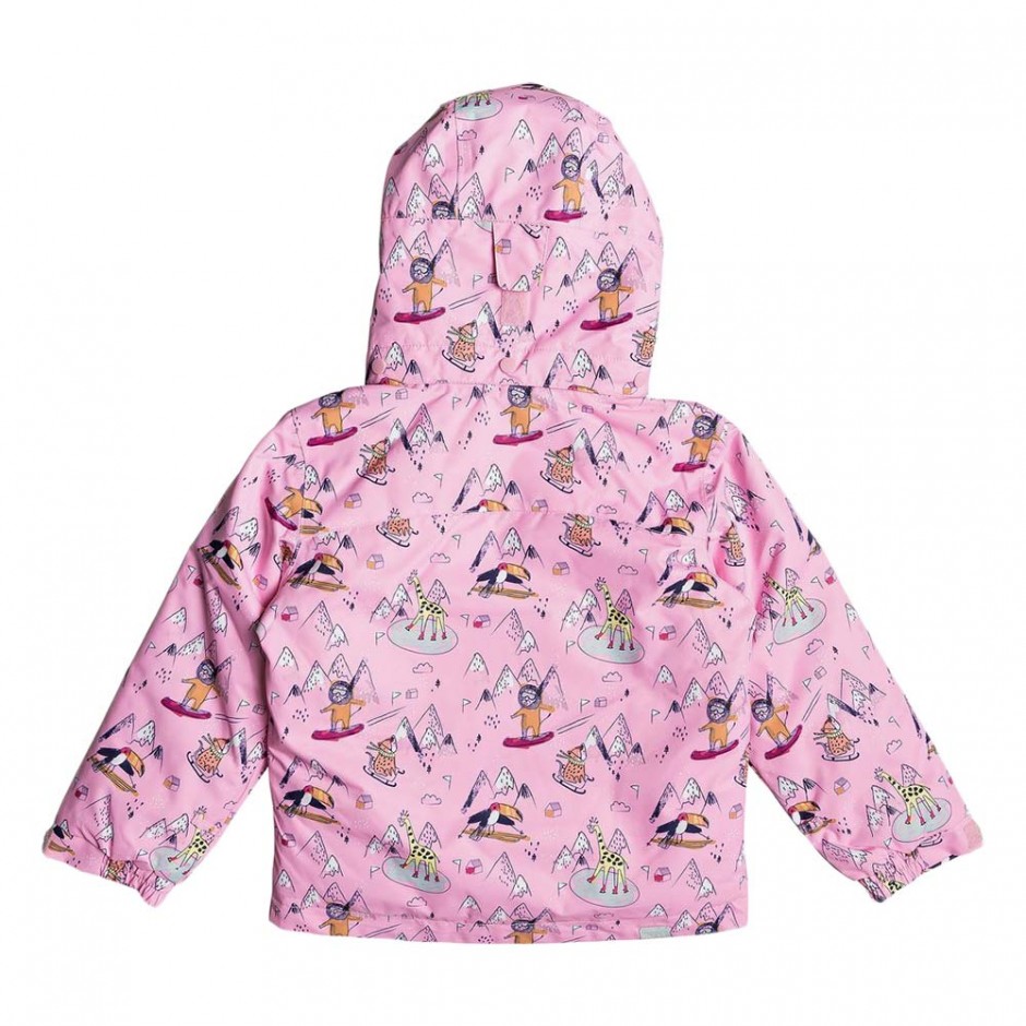 ROXY MINI JETTY SNOW JACKET GIRLS PRISM PINK SNOW TRIP