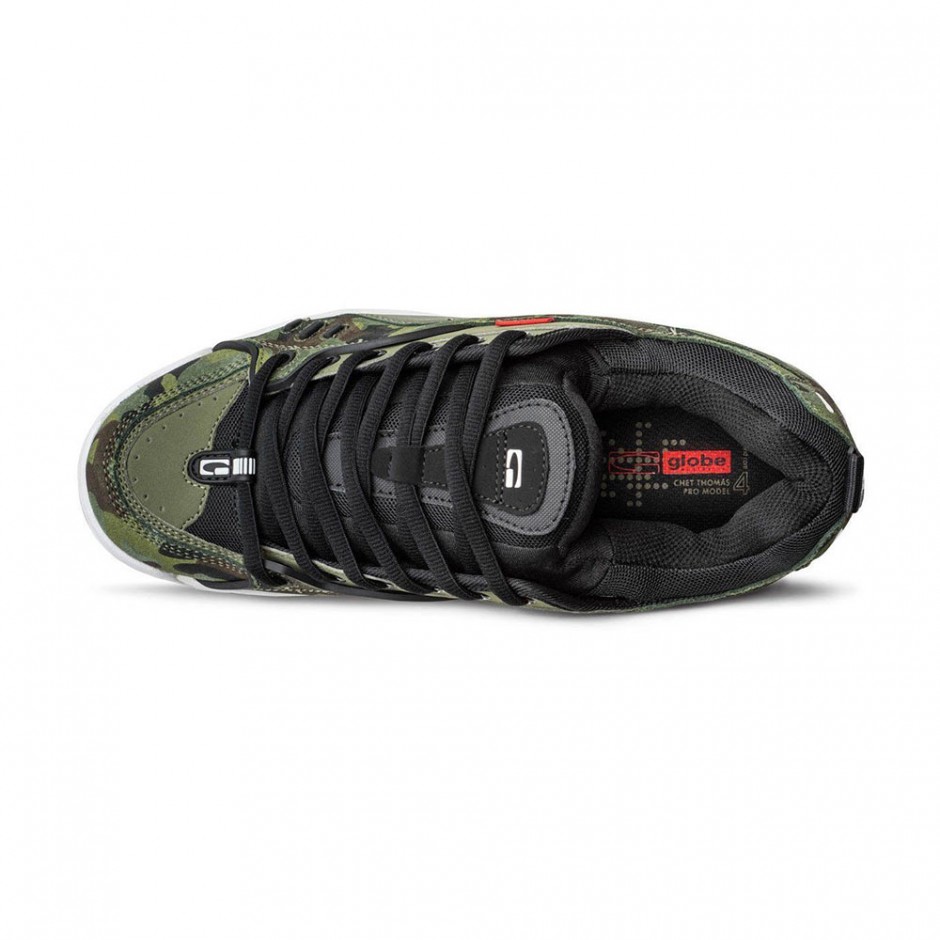 GLOBE CT-IV CLASSIC SHOES GREEN CAMO/WHITE
