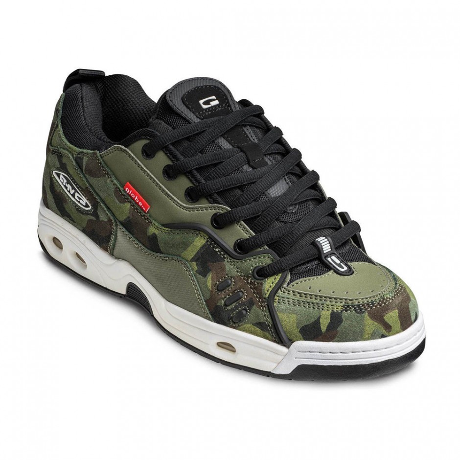 GLOBE CT-IV CLASSIC SHOES GREEN CAMO/WHITE