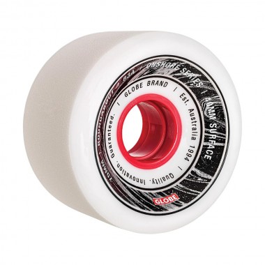GLOBE ROUNDABOUT ONSHORE WHEELS WHITE/RED 70mm