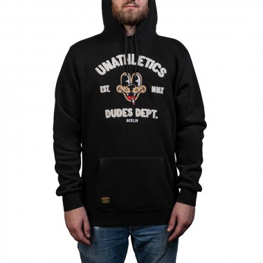 THE DUDES UNATHLETICS DEPT. PREMIUM HOODIE BLACK