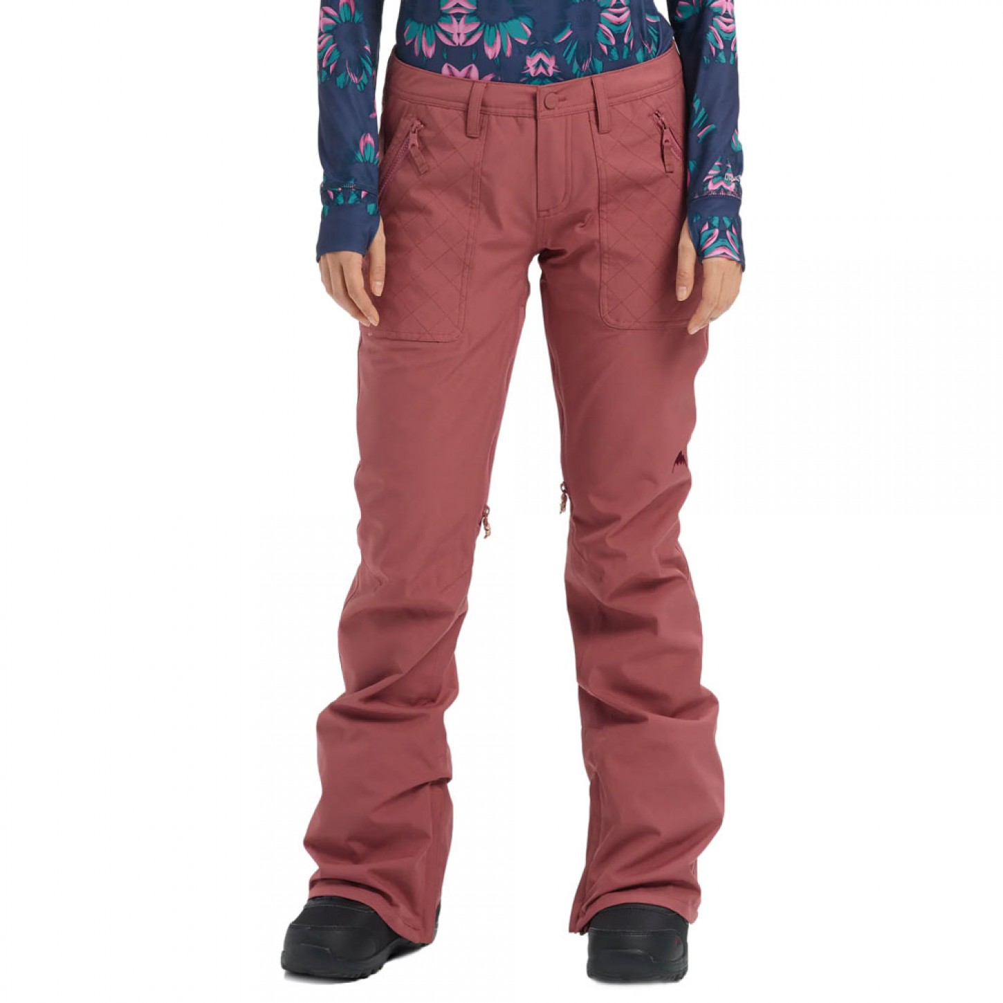 BURTON VIDA W SNOW PANTS ROSE BROWN