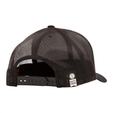 SALTY CREW TOPSTITCH RETRO TRUCKER CAP BLACK