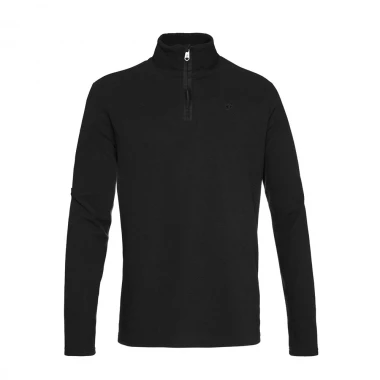 PROTEST PERFECTO THERMAL 1/4 ZIP TOP TRUE BLACK