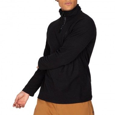 PROTEST PERFECTO THERMAL 1/4 ZIP TOP TRUE BLACK
