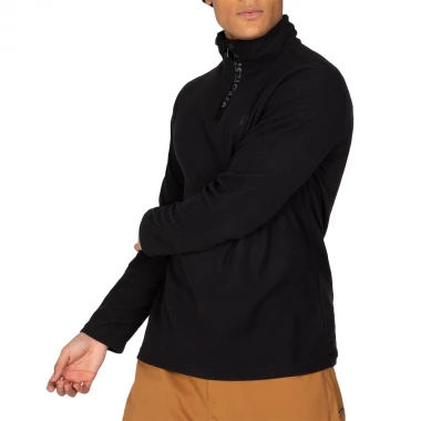 PROTEST PERFECTO THERMAL 1/4 ZIP TOP TRUE BLACK