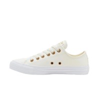 CONVERSE CHUCK TAYLOR ALL STAR OX SHOES EGRET/GOLD/WHITE