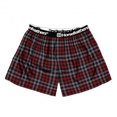 HORSEFEATHERS CLAY BOXER SHORTS CHARCOAL