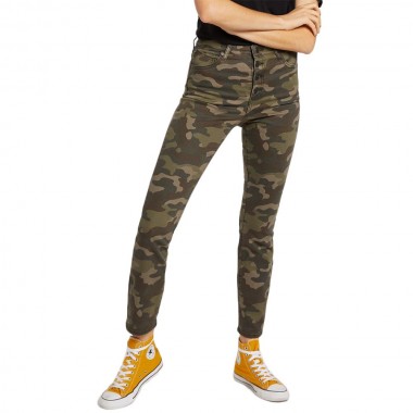 VOLCOM SUPER STONED W SKINNY PANTS CAMOUFLAGE