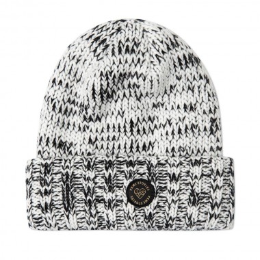 FEMI STORIES ELBA BEANIE BLACK MELANGE