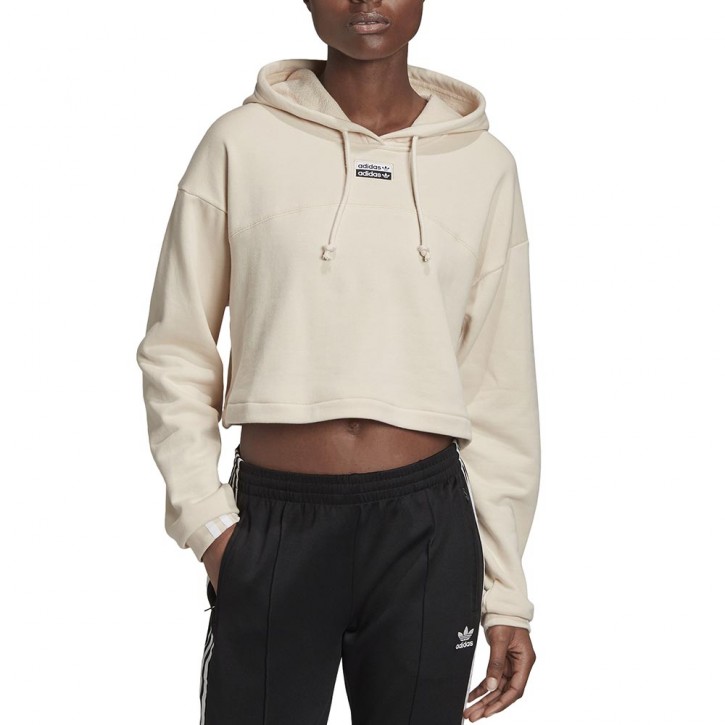 ADIDAS CROPPED HOODIE LINEN