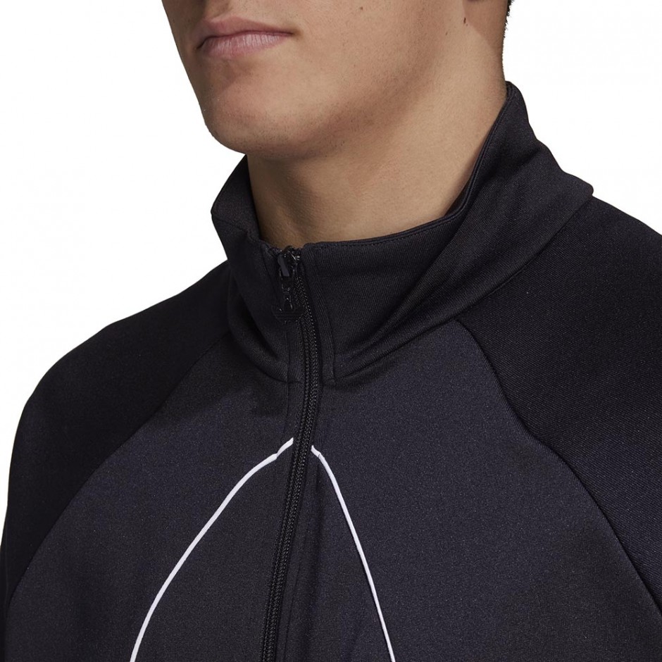 ADIDAS BIG TREFOIL OUT PLY TRACKTOP BLACK/WHITE
