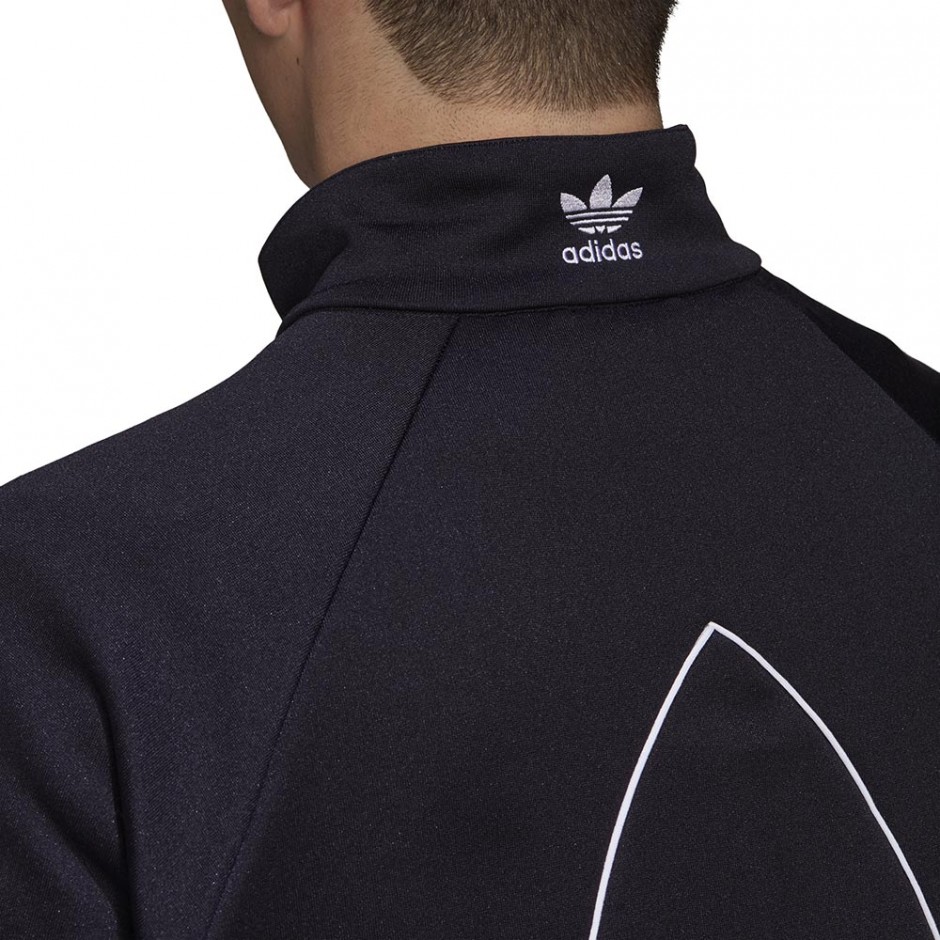 ADIDAS BIG TREFOIL OUT PLY TRACKTOP BLACK/WHITE