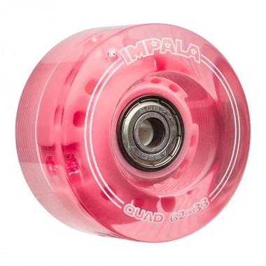 IMPALA LIGHT UP WHEELS 4PK PINK 62mm