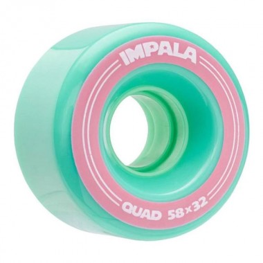IMPALA REPLACEMENT WHEELS 4PK AQUA 58mm