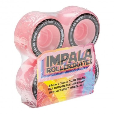 IMPALA REPLACEMENT WHEELS 4PK PINK 58mm