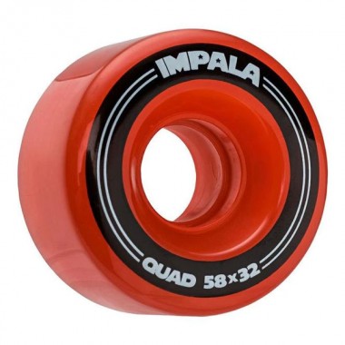 IMPALA REPLACEMENT WHEELS 4PK RED 58mm