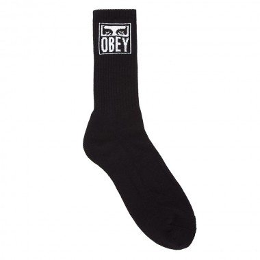 OBEY EYES ICON SOCKS BLACK