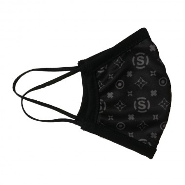 SKATESHOP LUX FACE MASK BLACK/GREY