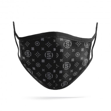 SKATESHOP LUX FACE MASK BLACK/GREY
