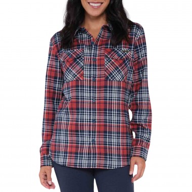 SALTY CREW LONG HAUL FLANNEL SHIRT SPICED